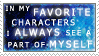 in my favorite characters